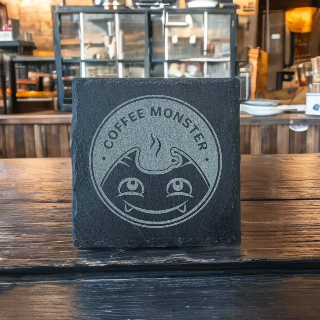 Customizable business stone coasters