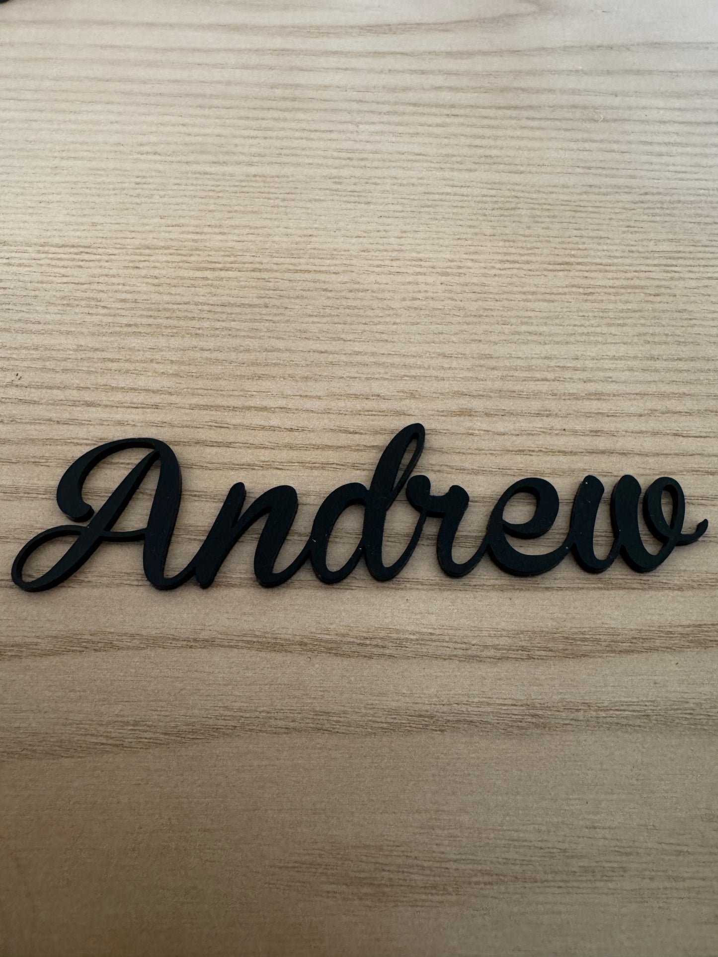 Black Acrylic Seating place cards for wedding and other events