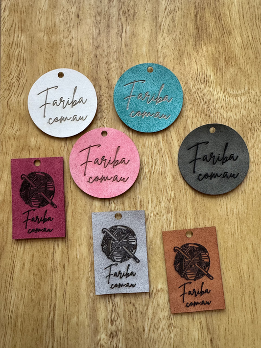 Personalized Logo Labels for Businesses, Crafts, and Knitting Projects